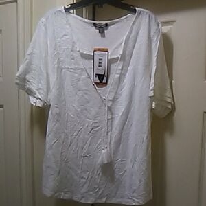 💲4⃣▶Hilary Radley White Women's Blouse